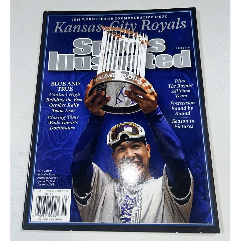 2014 & 2015 Sports Illustrated Kansas City Royals World‎ Series Magazines
